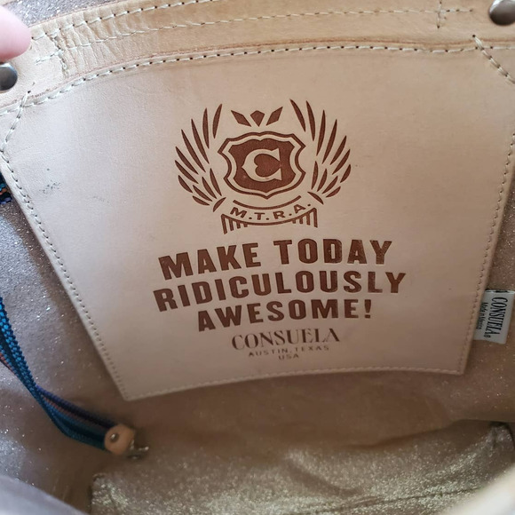 Consuela Everyday Drew Tote Skulls Roses Hearts - Picture 6 of 8